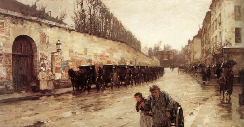 Childe Hassam Ding-on China oil painting art
